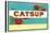 Catsup Label-null-Stretched Canvas