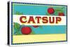 Catsup Label-null-Stretched Canvas