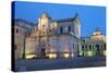 Cattedrale Di Santa Maria Assunta in the Baroque City of Lecce at Night, Puglia, Italy, Europe-Martin-Stretched Canvas