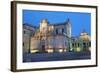 Cattedrale Di Santa Maria Assunta in the Baroque City of Lecce at Night, Puglia, Italy, Europe-Martin-Framed Photographic Print