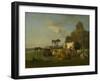 Cattle and Sheep in a Landscape, C.1855 (Oil on Canvas)-Constant-emile Troyon-Framed Giclee Print