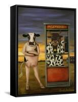 Cattle Call-Leah Saulnier-Framed Stretched Canvas