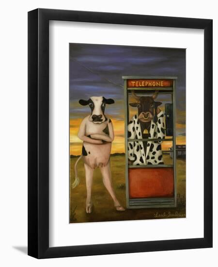 Cattle Call-Leah Saulnier-Framed Premium Giclee Print