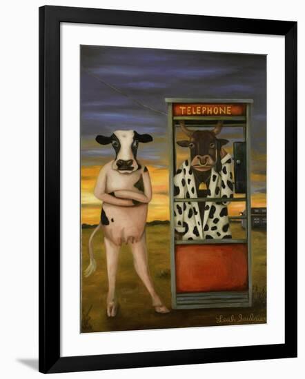 Cattle Call-Leah Saulnier-Framed Giclee Print