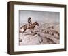 Cattle Drive, 1898-Charles Marion Russell-Framed Giclee Print