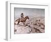 Cattle Drive, 1898-Charles Marion Russell-Framed Giclee Print