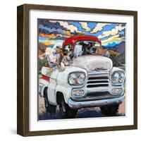 Cattle Drive-CR Townsend-Framed Art Print