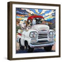 Cattle Drive-CR Townsend-Framed Art Print