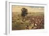 Cattle Drive-null-Framed Art Print