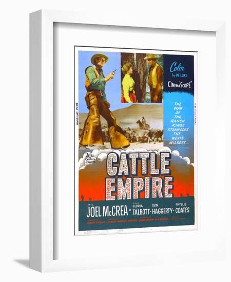 Cattle Empire-null-Framed Art Print