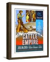 Cattle Empire-null-Framed Art Print