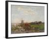 Cattle Grazing at the Water's Edge, C.1880-90-Willem Maris-Framed Giclee Print
