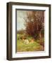 Cattle Grazing-Charles James Adams-Framed Giclee Print