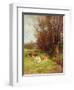 Cattle Grazing-Charles James Adams-Framed Giclee Print