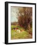 Cattle Grazing-Charles James Adams-Framed Giclee Print