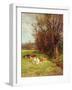 Cattle Grazing-Charles James Adams-Framed Giclee Print