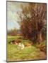 Cattle Grazing-Charles James Adams-Mounted Giclee Print