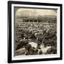 Cattle, Great Union Stock Yards, Chicago, Illinois, USA-Underwood & Underwood-Framed Photographic Print
