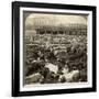 Cattle, Great Union Stock Yards, Chicago, Illinois, USA-Underwood & Underwood-Framed Photographic Print