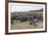 Cattle Herd in the Torres Del Paine National Park, Patagonia, Chile, South America-Michael Runkel-Framed Photographic Print