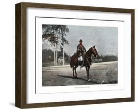 Cattle Herder, Rio Grande Do Sul, Brazil, 19th Century-Gillot-Framed Giclee Print