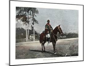 Cattle Herder, Rio Grande Do Sul, Brazil, 19th Century-Gillot-Mounted Giclee Print