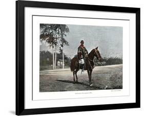Cattle Herder, Rio Grande Do Sul, Brazil, 19th Century-Gillot-Framed Giclee Print