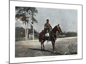 Cattle Herder, Rio Grande Do Sul, Brazil, 19th Century-Gillot-Mounted Giclee Print