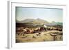 Cattle Herding Near Marseilles, 1853-Emile Loubon-Framed Giclee Print