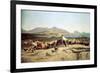 Cattle Herding Near Marseilles, 1853-Emile Loubon-Framed Giclee Print