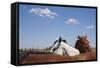 Cattle Horses, Chilicothe, Texas-Paul Souders-Framed Stretched Canvas
