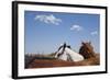 Cattle Horses, Chilicothe, Texas-Paul Souders-Framed Photographic Print