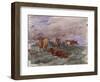 Cattle in a Landscape, 1890-Soren Emil Carlsen-Framed Giclee Print