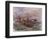 Cattle in a Landscape, 1890-Soren Emil Carlsen-Framed Giclee Print