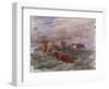 Cattle in a Landscape, 1890-Soren Emil Carlsen-Framed Giclee Print