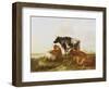 Cattle in a River Landscape-Thomas Sidney Cooper-Framed Giclee Print