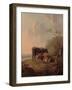 Cattle in an Italianate Landscape-Jacob van Strij-Framed Giclee Print