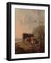 Cattle in an Italianate Landscape-Jacob van Strij-Framed Giclee Print