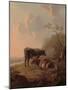 Cattle in an Italianate Landscape-Jacob van Strij-Mounted Giclee Print