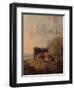 Cattle in an Italianate Landscape-Jacob van Strij-Framed Giclee Print