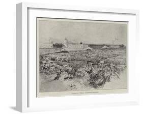 Cattle in Corral, Argentine Republic-Henry Charles Seppings Wright-Framed Giclee Print