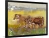 Cattle in the Meadow, 1983-Brenda Brin Booker-Framed Giclee Print