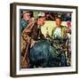 "Cattle Judging,"November 1, 1946-W.C. Griffith-Framed Giclee Print