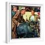 "Cattle Judging,"November 1, 1946-W.C. Griffith-Framed Giclee Print