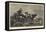 Cattle-Lifters Crossing the Border-Richard Beavis-Framed Stretched Canvas