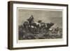 Cattle-Lifters Crossing the Border-Richard Beavis-Framed Giclee Print