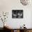 Cattle Men and Natives of San Angelo Sitting in the Lobby of the Cactus Hotel-null-Framed Stretched Canvas displayed on a wall