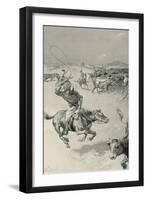 Cattle-Mustering in Queensland-Joseph Finnemore-Framed Giclee Print
