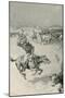 Cattle-Mustering in Queensland-Joseph Finnemore-Mounted Giclee Print