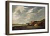 Cattle Near the Maas, with Dordrecht in the Distance-Aelbert Cuyp-Framed Giclee Print